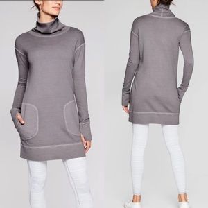 Athleta Gray Mini Dress